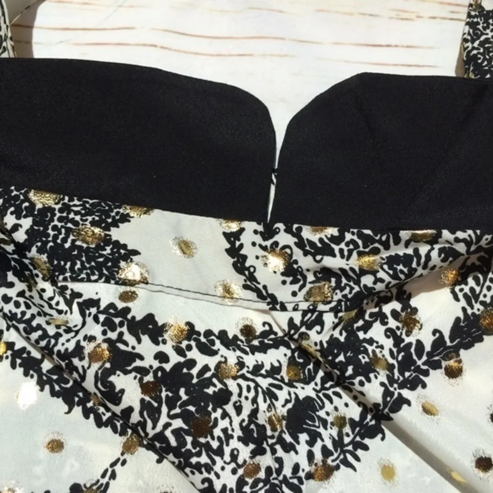 Tracy Negoshian Sheer Tunic S New Years - Picture 3 of 7